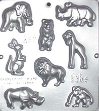 Animals soap mold, #1206. (CL)