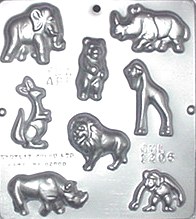 Animals soap mold, #1206