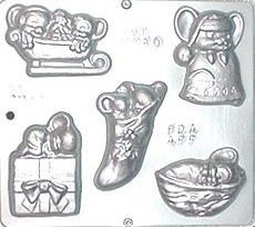 Mouse Assortment soap mold, #2080.