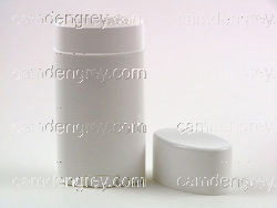 Deodorant container w/lid, 2.5 oz.