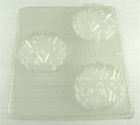 Snowflake soap mold, #005