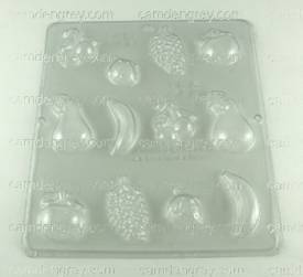 Fruit Assortment soap mold, #531