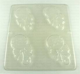 Baby Rattle soap mold, #619. (CL)