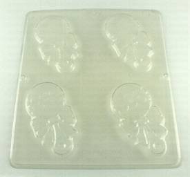 Baby Rattle soap mold, #619.