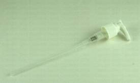 Lotion pump, 24/410, white.